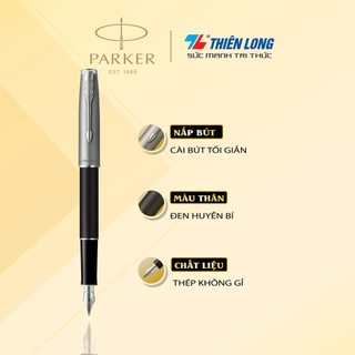 Bút máy cao cấp parker son sb metal black ct tb-2146870 - thép không gỉ
