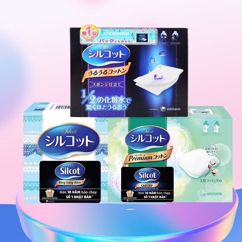Bông Tẩy Trang Silcot Premium Cao Cấp
