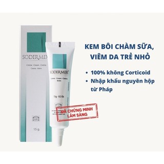 Sodermix® kem bôi chàm sữa, viêm da trẻ nhỏ - không corticoid - nhập khẩu nguyên hộp từ pháp - hàng chính hãng