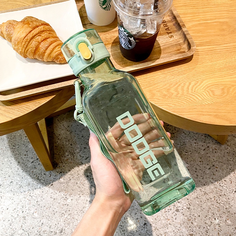 Bình Nước Thể Thao Cao Cấp Bình Đựng Nước Trong Suốt Chống Tràn Chống Rò Rỉ 700ml - 1.000ml ( Tặng Kèm Sticker )