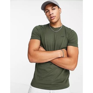 Áo thun Hollister màu trơn thêu logo Icon Crew T-Shirt - Chypshop vnxk