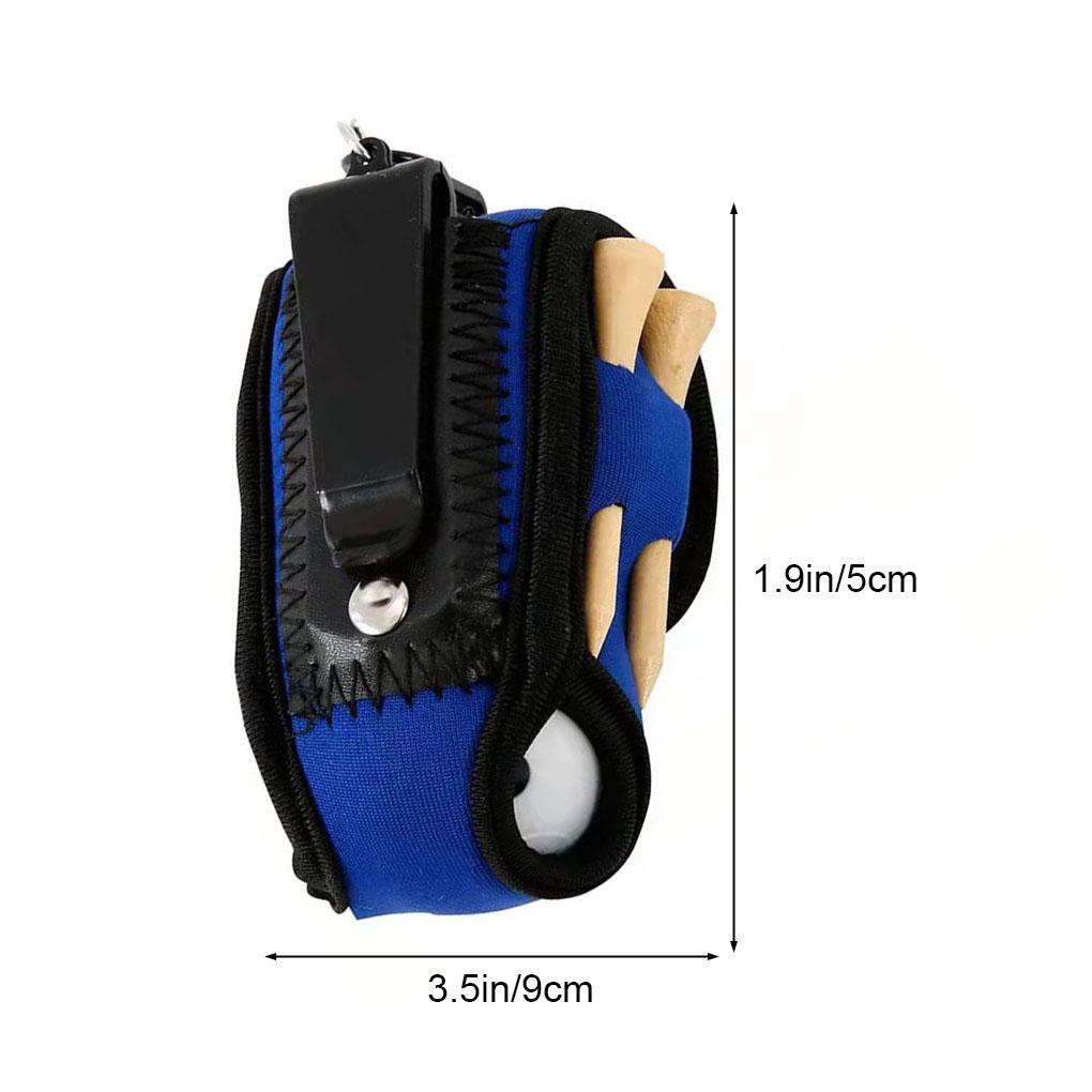 Túi Đựng 4 Tees 2 Bóng Golf Đeo Thắt Lưng Tùy Chỉnh Chống Bụi Cho Nam