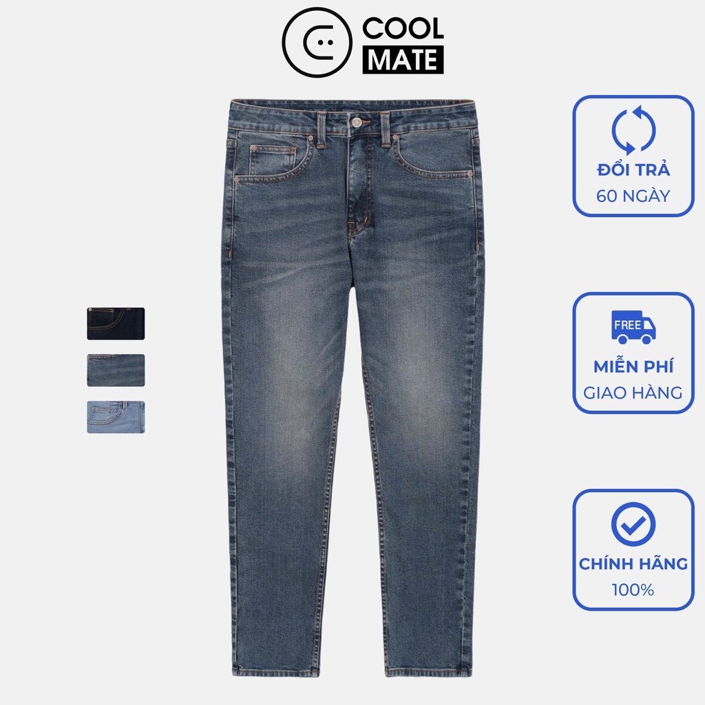 Quần Jeans Clean Denim dáng Regular S2 – thương hiệu Coolmate