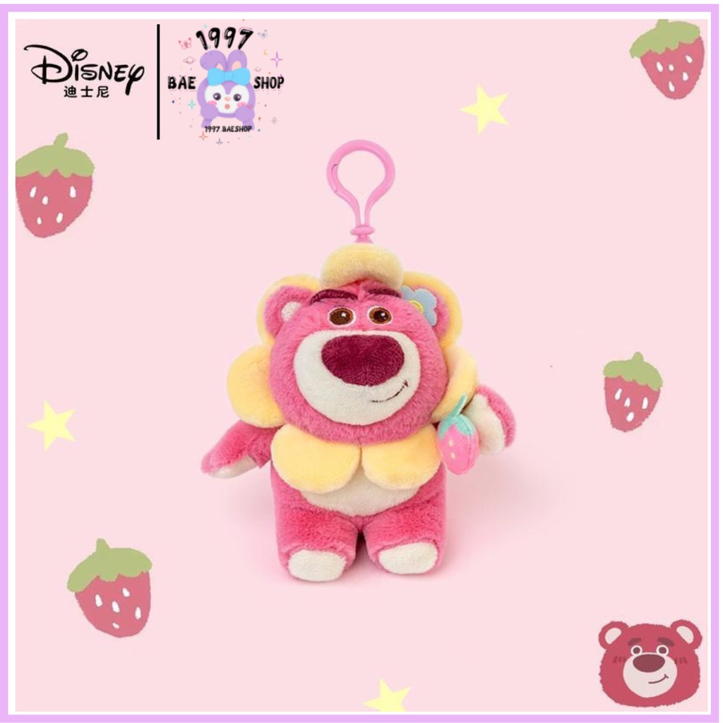 Móc khóa gấu dâu Lotso nhiều kiểu dáng màu sắc