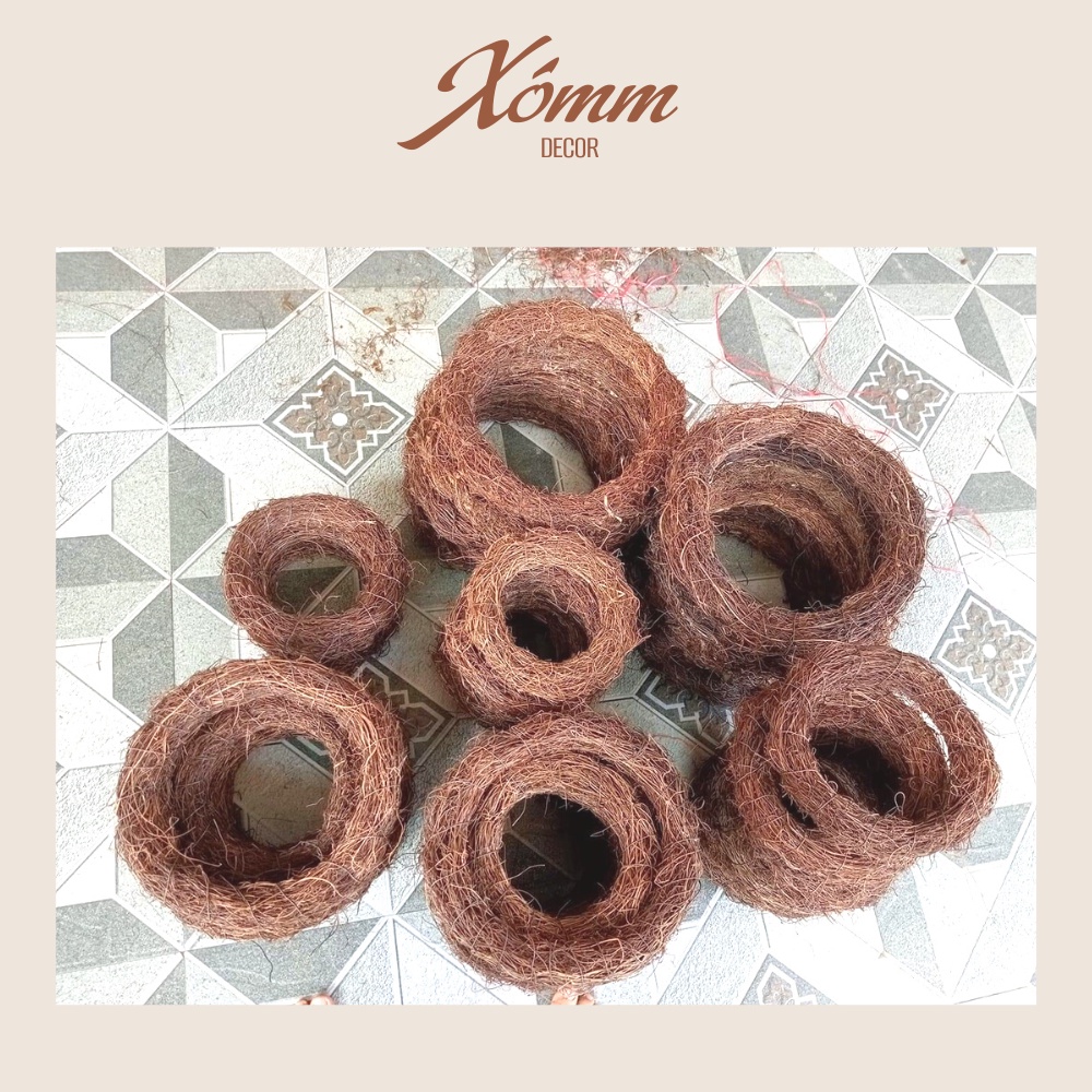 Vòng dây rừng handmade làm vòng nguyệt quế , vòng hoa treo cửa trang trí giáng sinh, đủ size