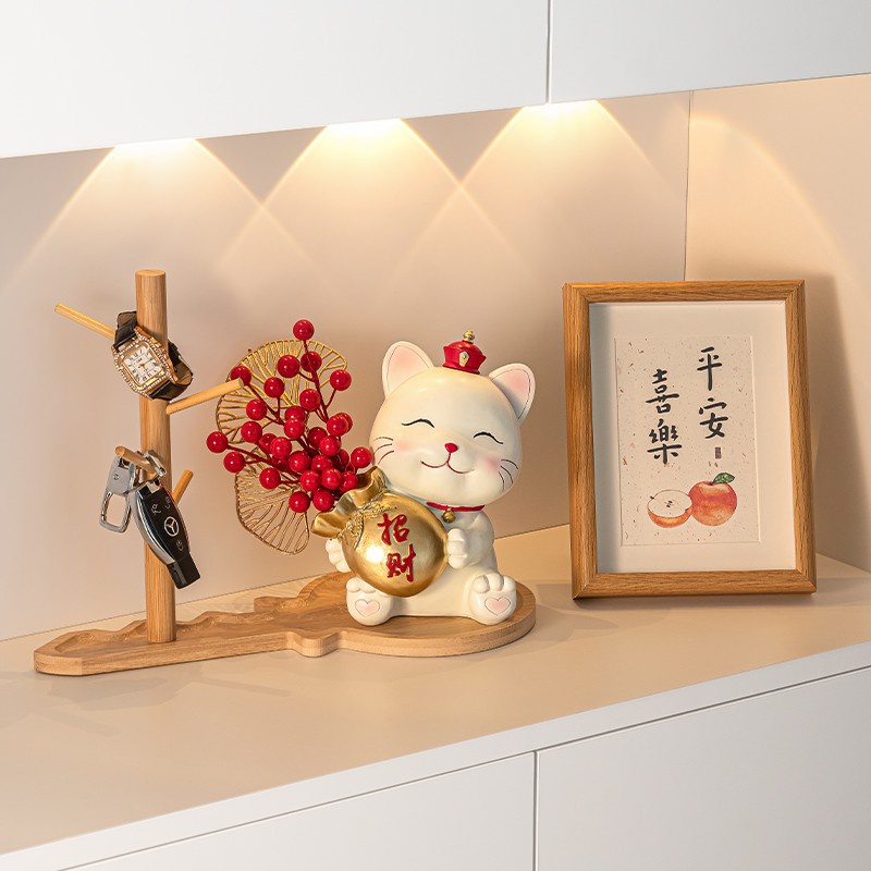Mèo May Mắn Trang Trí Nhà Cửa Mới Lạ