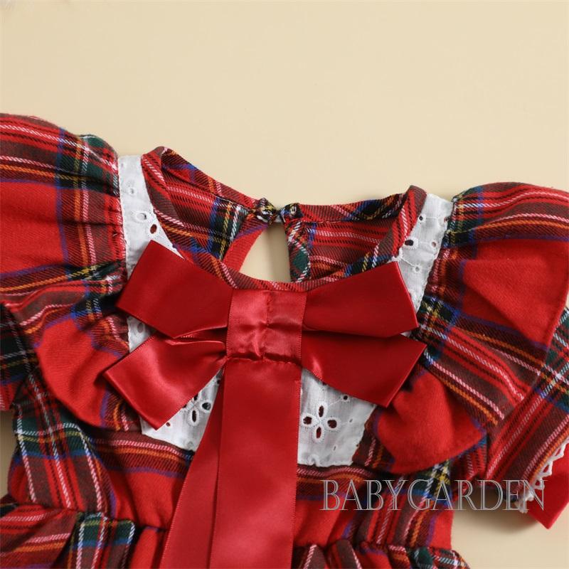 Đầm Tay Ngắn Cổ Thuyền Viền Ren Họa Tiết Kẻ Sọc Phối Bèo Dễ Thương Thời Trang Mùa Hè Cho Bé Gái 6 Tháng-4 Tuổi