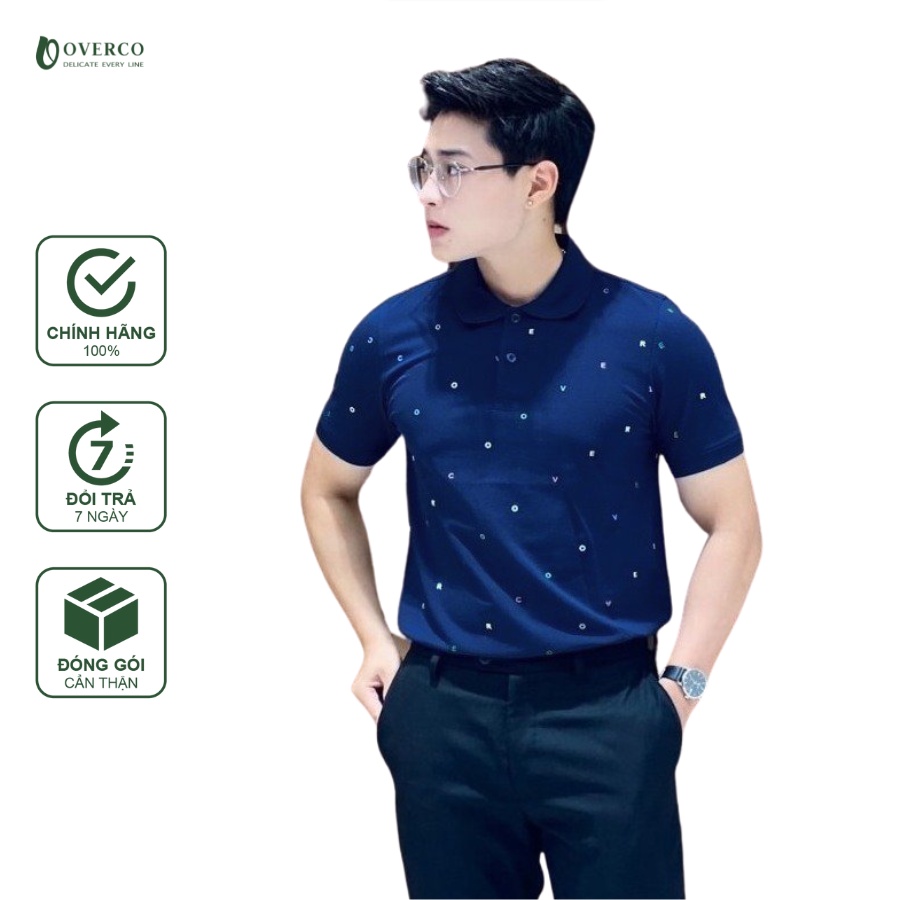 Áo Polo Nam TYPES hoạ tiết in toàn thân - OVERCO