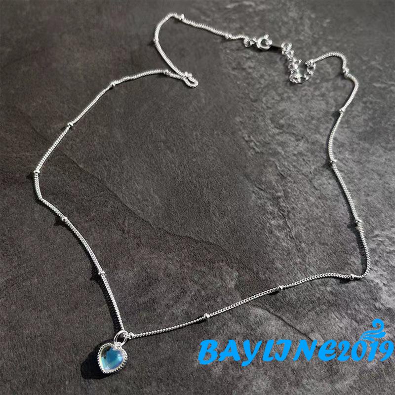 Vòng cổ Mặt Trái Tim Đính Đá Thời Trang Cho Nữ