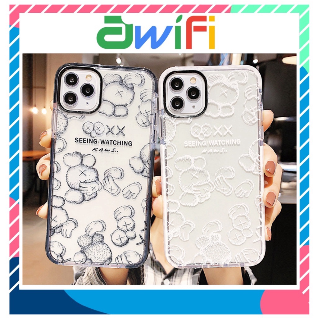 Ốp lưng iphone Seeing/Kaws cạnh 5/5s/6/6plus/6s/6splus/7/7plus/8/8plus/x/xr/xs/11/12/pro/max/plus/promax - Awifi G6-2