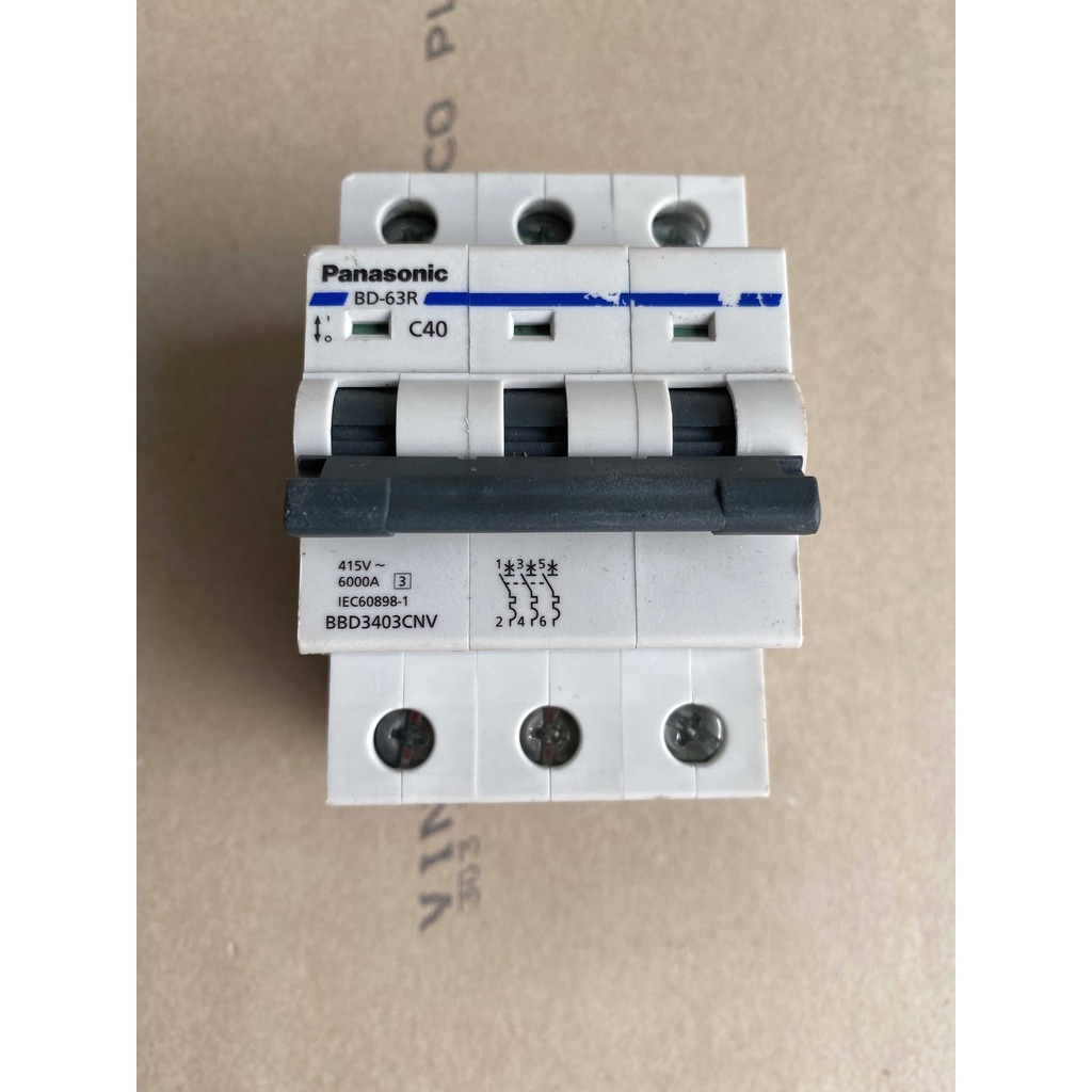 Cầu dao tự động 3 tép,Atomat 3P, CB 3P, MCB 3P 40A - BH 24 tháng- PHỤ TÙNG HÀNG THAY THẾ