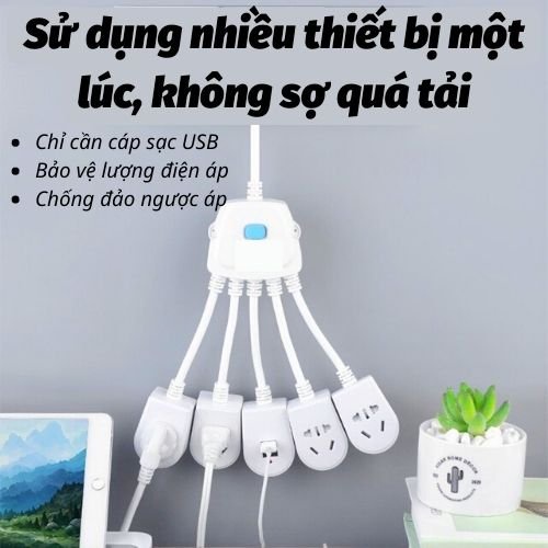 Ổ Điện Đa Năng Ổ Điện Thông Minh Chuyển Đổi Chống Giật Chống Nổ Moda.H