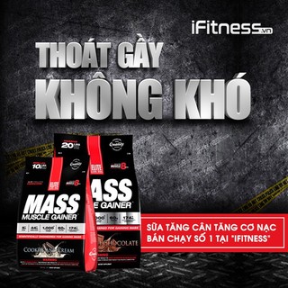 Sữa tăng cân tăng cơ nạc elite labs mass muscle gainer 20.44 lbs
