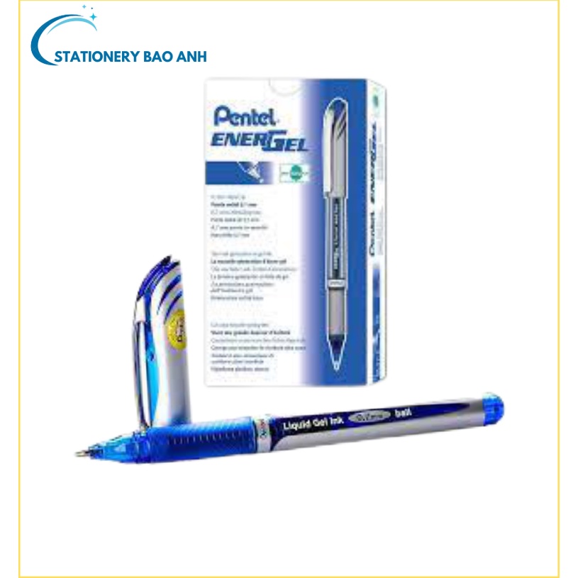 Bút ký Pentel Energel Liquid Gel Ink BL57 nét 0.7mm mực xanh