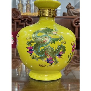 vỏ bình gốm sứ trang trí LONG PHỤNG