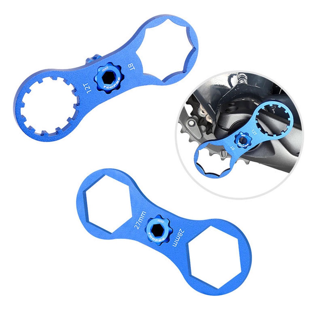 Cờ Lê Tháo Phuộc Trước Bằng Hợp Kim Nhôm Cho SUNTOUR XCM / XCR / XCT / RST B Red