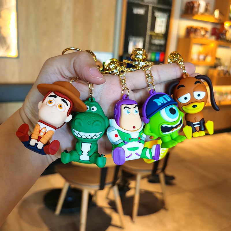 Móc Khóa Silicon Hình Nhân Vật Hoạt Hình Toy Story Xinh Xắn