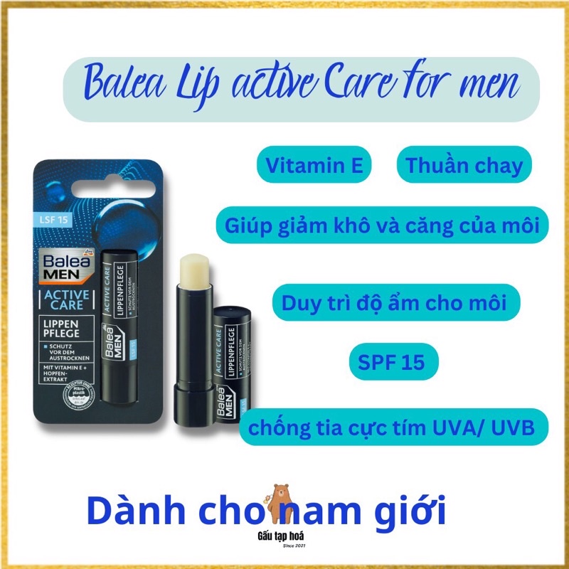 Kem dưỡng ẩm dành cho nam giới Balea men Fresh 24h Feuchtigkeits 75 ML date 12 2024