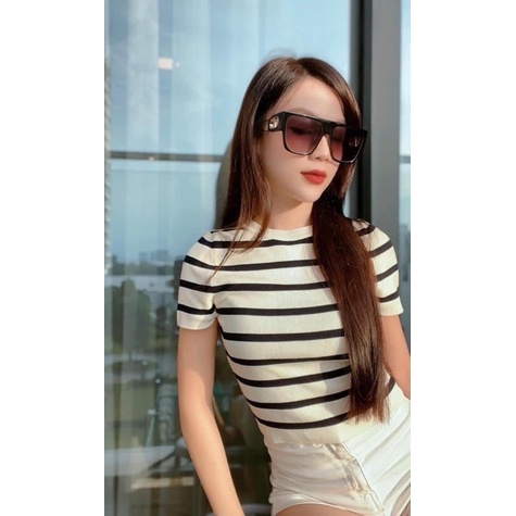 áo len zara kẻ ngang cực đẹp