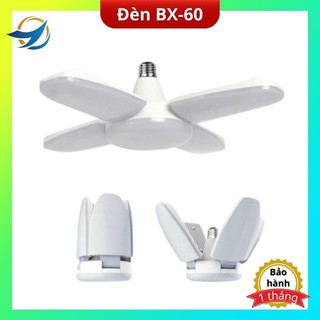 Bóng đèn LED hình 4 cánh quạt BX-60 công suất 60W  tiết kiệm điện năng, tuổi thọ cao,màu sắc ánh sáng tự nhiên