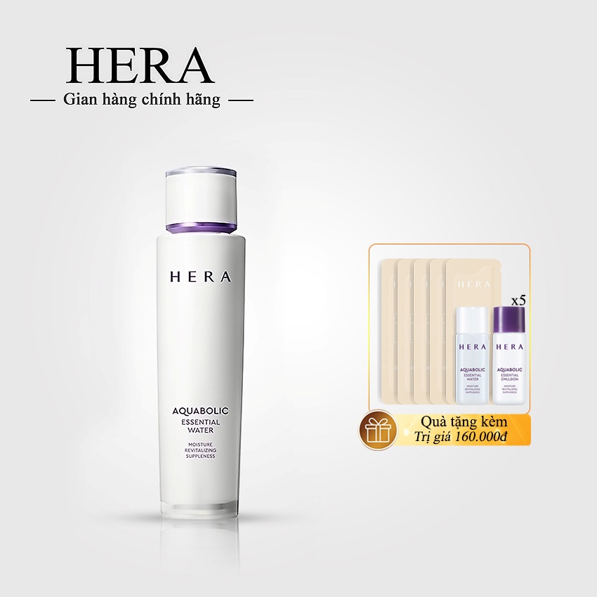 Nước cân bằng cho da khô và da mụn Hera Aquabolic Essential Water 150ml - Nước hoa hồng Hera