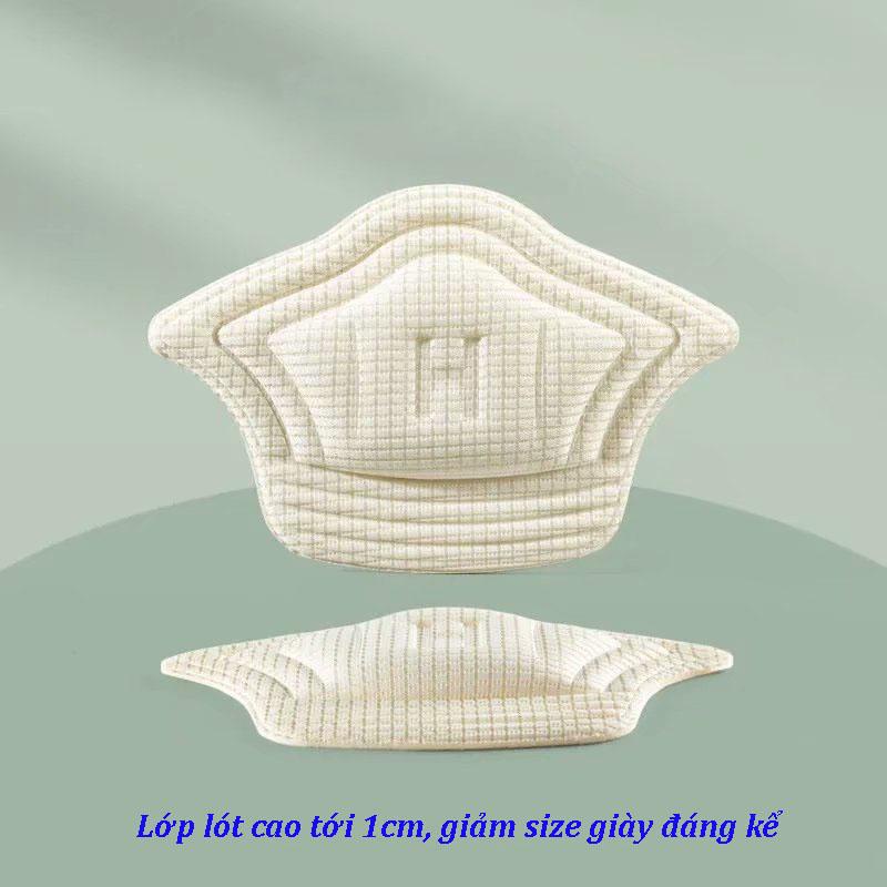 Miếng lót dán gót giày thể thao KAYFIA  giúp giảm size, mềm mại êm ái hạn chế nhấc gót, đau gót chân, size 1cm, 0.5cm