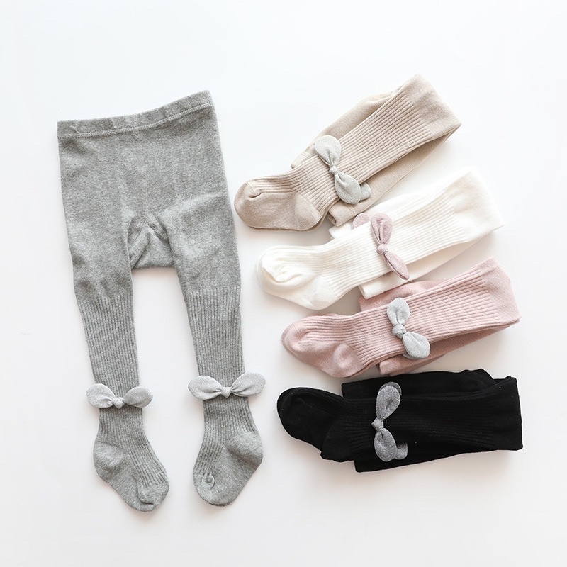 Quần tất cho bé gái Thanh hằng baby từ 6 tháng - 2 tuổi chất len tăm hàn quốc co giãn giữ ấm cực tốt cho trẻ