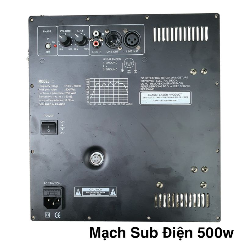 Sub Điện 40 500w Chuẩn Cắt Siêu Sạch