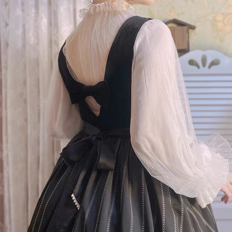 Áo ren lolita cao cấp - Kèm ảnh thật🧸