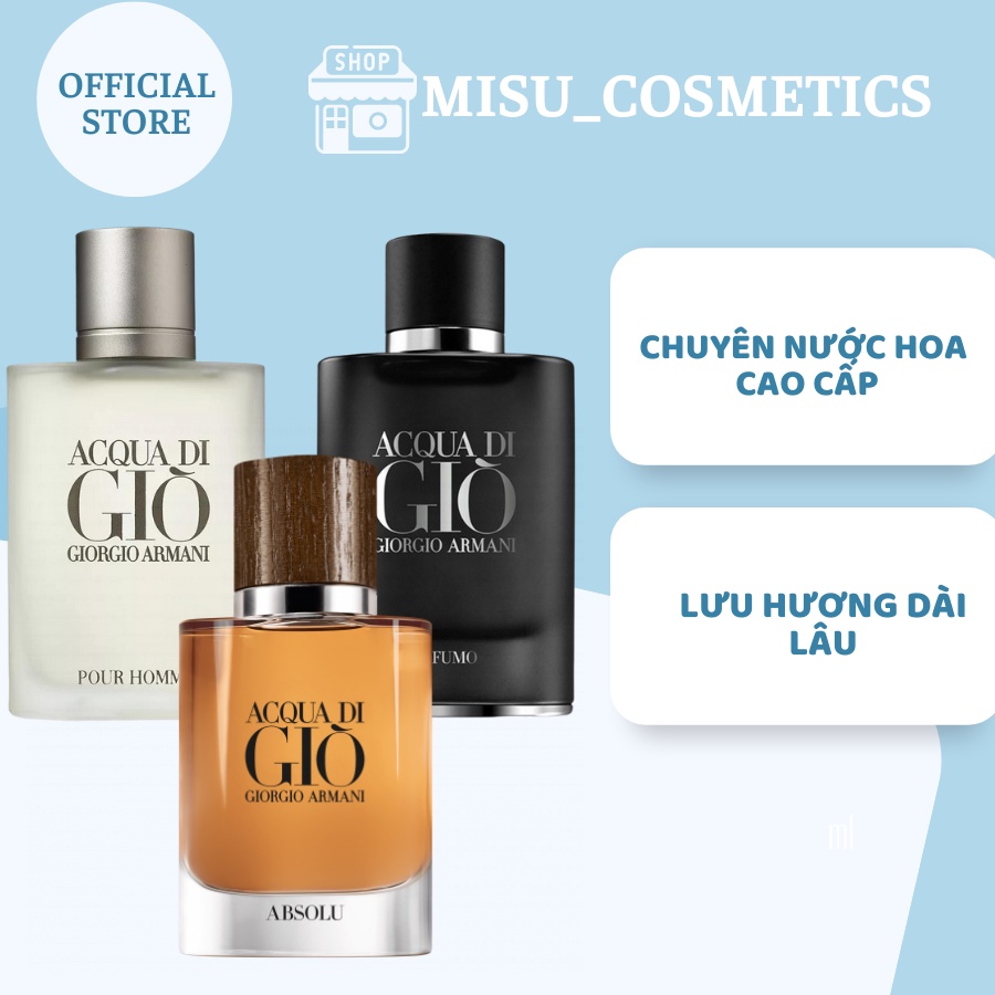 [HÀNG HOT] Nước hoa nam GIÒ 100 ML