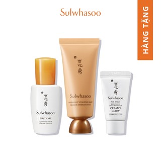 [Hàng Tặng Không Bán] Bộ Quà Tặng Dưỡng Da Trắng Sáng & Căng Mướt Sulwhasoo 3 Món