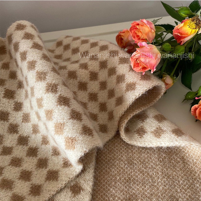 Khăn Choàng Cổ Dệt Kim Thời Trang Mùa Thu Đông Dành Cho Nữ