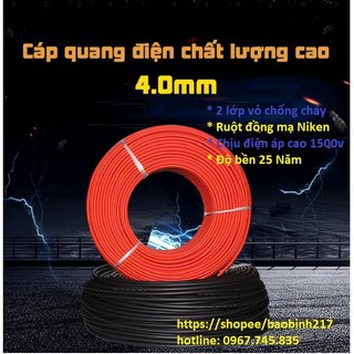 Dây điện DC 4mm cáp quang điện một chiều