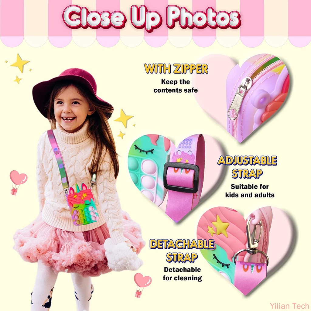 Túi Đeo Chéo Vai Hình Chuột Mickey / Minnie Dễ Thương Cho Bé Gái