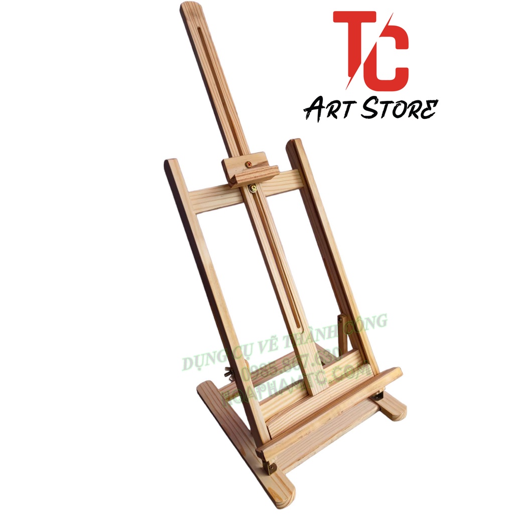 Giá vẽ gỗ mini để bàn, giá vẽ học sinh - Giá vẽ xếp