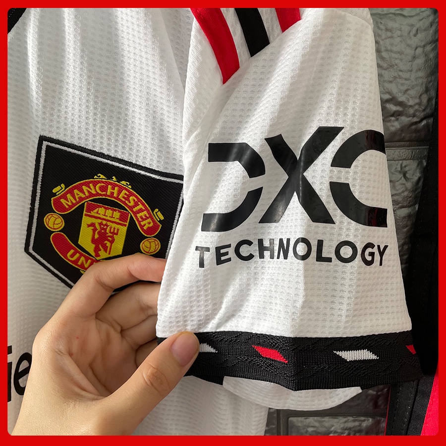 Set bộ thể thao quần áo bóng đá CLB Manchester United sân khách màu trắng 2022 bản SPF/ Bộ MU 2022 vải Thái cao cấp