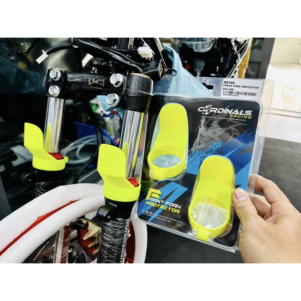 Chụp bảo vệ ty phuộc trước Cardinals Racing cho Exciter / Winner