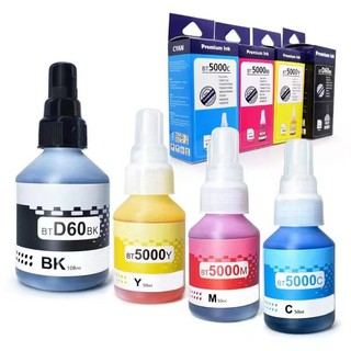 Bộ mực màu máy in Brother T310, T510W, T710W, T810W, T910W - BTD60/BT5000