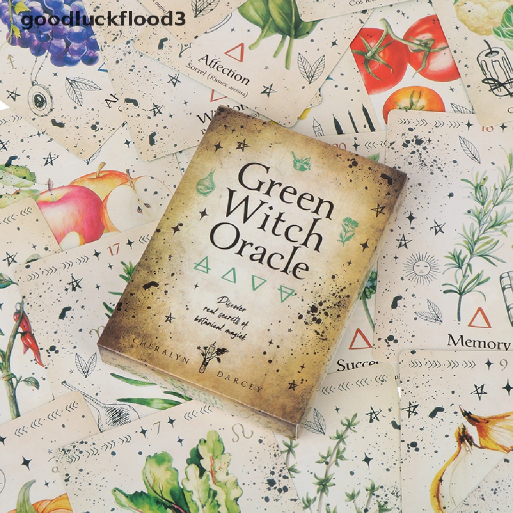 Bộ Bài Tarot Oracle Màu Xanh Lá Cây Dùng Hóa Trang Tiệc Gia Đình