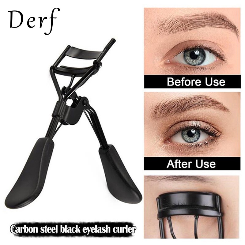 Derf Black Eyelash Curler 3DLong Lasting Ladies Eyelash Curler Dụng cụ trang điểm tự nhiên