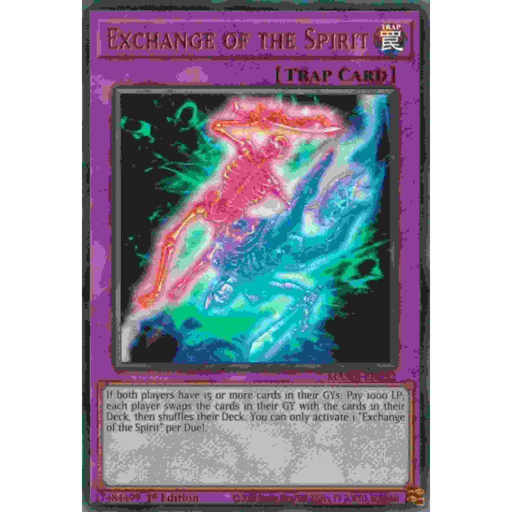 Thẻ Bài Yugioh Exchange of the Spirit - MAMA-EN032 - Ultra Rare 1st Edition