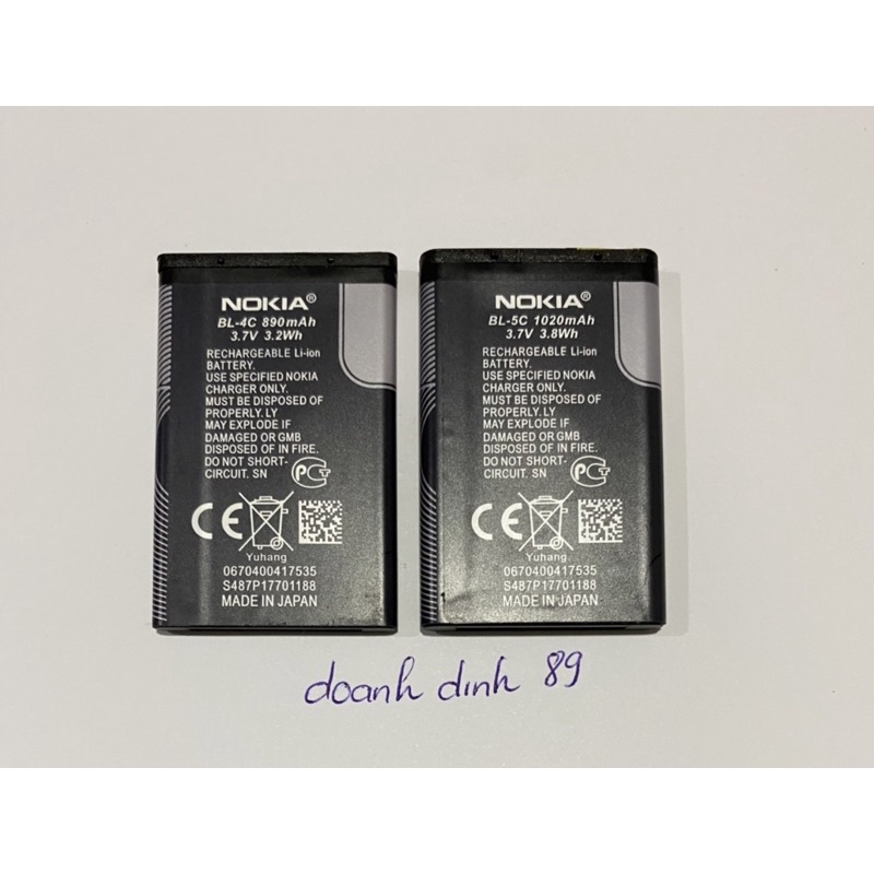 Pin nokia 5C và 4C 3 gân dành cho máy trắng đen