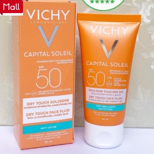 Kem Chống Nắng Vichy Capital Soleil SPF50 50ml-kem chống nắng vichy chính hãng _Shopee Mall