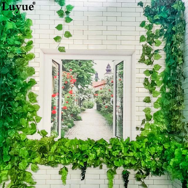 Dây Leo Trang Trí Nhà Cửa - Dây Lá Giả Dài 2m3 Trang Trí Cửa Hàng , Quán Cafe