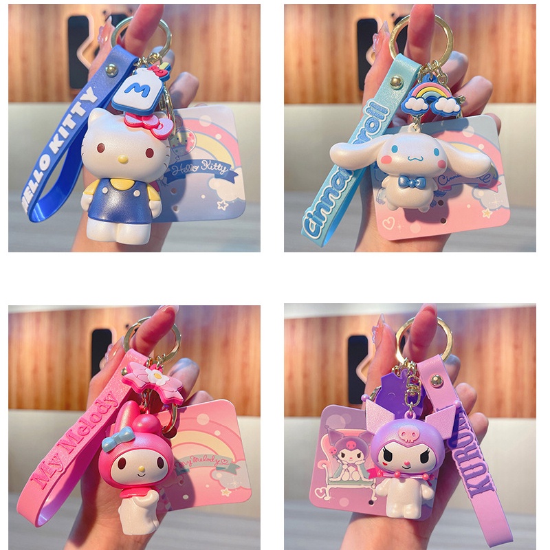 Sanrio Móc Khóa Hình Thỏ Nhồi Bông Đáng Yêu