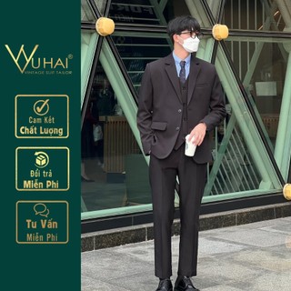 Vest nam Hàn quốc 2 cúc trẻ trung lịch lãm-VuHai