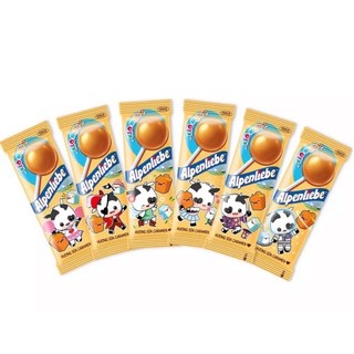 Kẹo mút Alpenliebe vị Sữa Caramen, Kem Dâu, Kem xoài, quả mọng