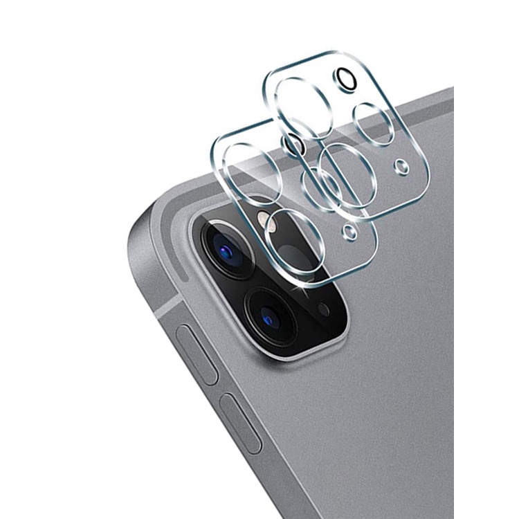 Kính Cường Lực Bảo Vệ Ống Kính Máy Ảnh Hình Tròn Màu Đen Cho iPad Pro 12.9 2021 2022 M2 iPad Pro 11 2020 M1