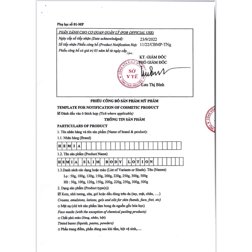 Kem Hủy Mỡ HEMIA - Siêu Phẩm Slim Body Serum Giúp Giảm Mỡ Các Vùng Bụng, Đùi, Bắp Tay, Chân