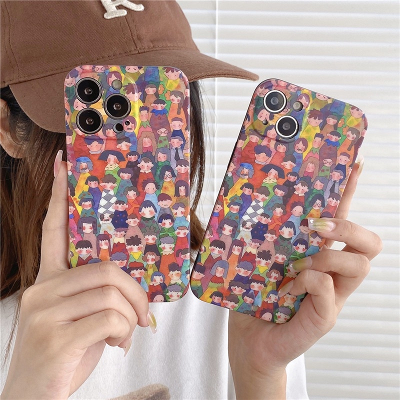 Ốp Điện Thoại Mềm In Hoạt Hình Cho IPhone14 14Pro 14Plus 14ProMax 13 13Pro 13ProMax 12 12Pro 12ProMax 11 11ProMax